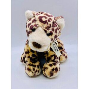 Gund Jaguar Car Company Collaboration Leopard Print Plush Stuffed Animal RARE